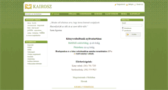 Desktop Screenshot of kairosz.hu