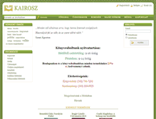 Tablet Screenshot of kairosz.hu